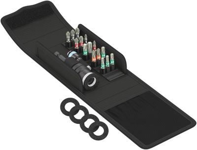 Wera T 1 05134021001 Bitset 17-delig Inbus, Kruiskop Pozidriv, Kruiskop Phillips, Torx Incl. bithouder