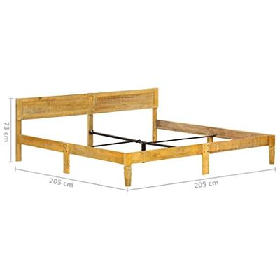 Bedframe massief mangohout 200 cm Bedframe massief mangohout 200 cm