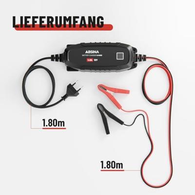 Absina A4000 Loodaccu-lader 12 V Laadstroom (max.) 4000 mA