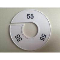 Maatring 11 cm wit/zwart 55 - thumbnail