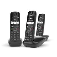 Gigaset AS690AE Trio, zonder antwoordapparaat, Zwart - thumbnail