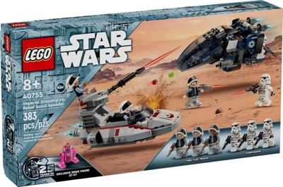 LEGO STAR WARS 40755 Keizerlijke Dropship tegen Rebellenverkenner Speeder