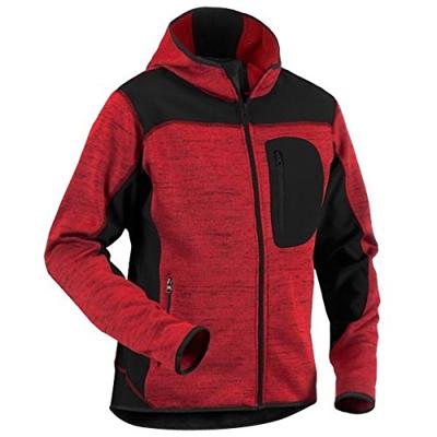 Blåkläder Gebreid vest met softshell 49302117 | Rood/Zwart | Maat XL - 7330509411483