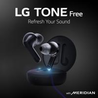 LG TONE Free FN4 oordopjes, draadloze Bluetooth in-ear hoofdtelefoon met hypoallergene oorstukken, medische kwaliteit, zwart - thumbnail