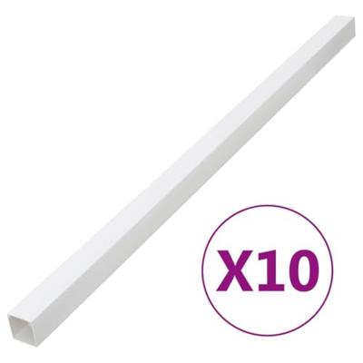 VidaXL Kabelgoot 50x25 mm 10 m pvc VidaXL Kabelgoot 50x25 mm 10 m pvc