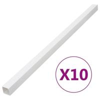 VidaXL Kabelgoot 50x25 mm 10 m pvc - thumbnail