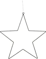 37Cm Ster Zwart 200Led Classic Warm 50Cm Verlicht Snoer - 4,5M Aanloopsnoer - On / Dimmer / 8/16H Timer / Off Ip44 Trafo kerstverlichting Anna's Collection - Annas collection - thumbnail