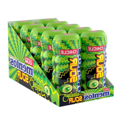Mentos kauwgom sour green apple (10x 28 stuks)