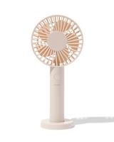 HEMA Handventilator ⌀11.5x23.5cm beige (beige) - thumbnail