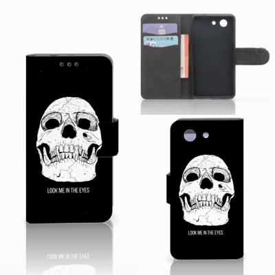 Telefoonhoesje met Naam Sony Xperia Z3 Compact Skull Eyes Telefoonhoesje met Naam Sony Xperia Z3 Compact Skull Eyes