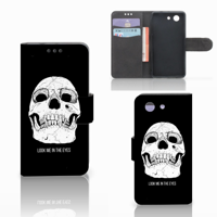 Telefoonhoesje met Naam Sony Xperia Z3 Compact Skull Eyes - thumbnail