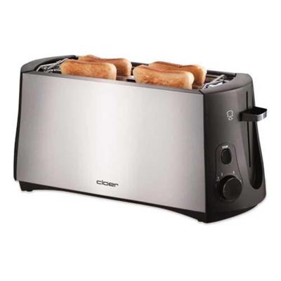 Cloer 3719 Broodrooster 1380W Aluminium Cloer 3719 Broodrooster 1380W Aluminium