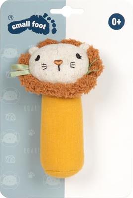 Small Foot - stoffen grijpspeelgoed met rammelaar kleine leeuw Small Foot - stoffen grijpspeelgoed met rammelaar kleine leeuw