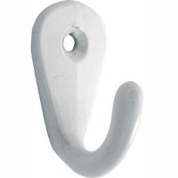 Kanhaak enkel 1 schr.gat 38mm witgel. - thumbnail