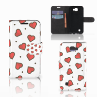 LG K4 Telefoon Hoesje Hearts - thumbnail