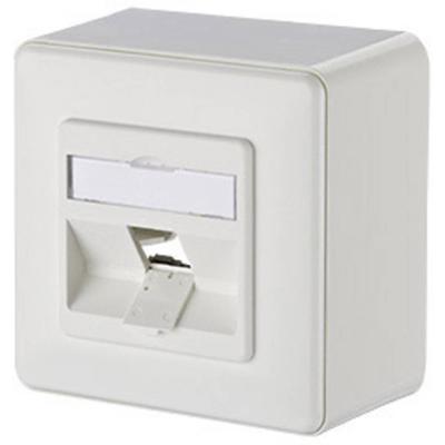 Metz Connect 130B10D10002-E Netwerkdoos Opbouw (op muur) Zonder connectoren 1 poort Zuiver wit Metz Connect 130B10D10002-E Netwerkdoos Opbouw (op muur) Zonder connectoren 1 poort Zuiver wit