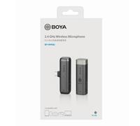 Boya BY-WM3U Wireless microphone with USB-C +3.5mm TRS & TRRS adapters - thumbnail