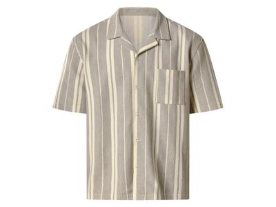 esmara Men Heren overhemd (Crème/bruin, XL) esmara Men Heren overhemd (Crème/bruin, XL)