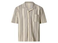 esmara Men Heren overhemd (Crème/bruin, XL) - thumbnail
