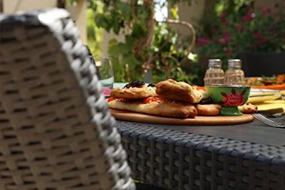 Keter tafel Melody - grijs - 160x94,5x74,5 cm - Leen Bakker