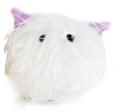 Toys Amsterdam knuffel Glamour Ball junior 10 cm pluche wit Toys Amsterdam knuffel Glamour Ball junior 10 cm pluche wit