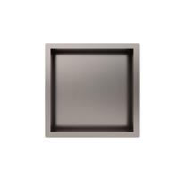 Fortifura Galeria Inbouwnis - 30x30x7cm - Geborsteld RVS PVD (RVS) - thumbnail