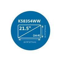 Kensington MagPro-privacyschermfilter met magneetstrip voor beeldschermen van 21,5" (16:9) - thumbnail