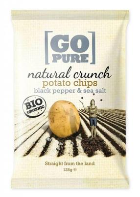 Go Pure Canyon Chips Zwarte Peper & Zeezout Go Pure Canyon Chips Zwarte Peper & Zeezout