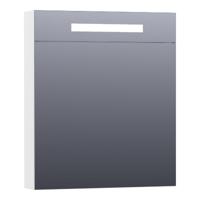 Brauer Promise Deluxe Spiegelkast - 60 cm - met Directe Verlichting - 1 Rechtsdraaiende Dubbelzijdige Spiegeldeur - Hoogglans Wit - thumbnail