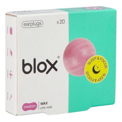 Blox Sleep Wax Medium 10 Paar Oordopjes
