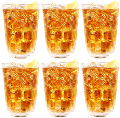 Lipton Ice Tea Glazen - Stapelbaar - 370 ml - 6 stuks