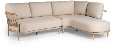 Tierra Outdoor organische hoekset champagne