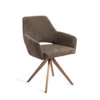 Jesper Home Yanai eetkamerstoel Checked Chestnut turn rose - thumbnail