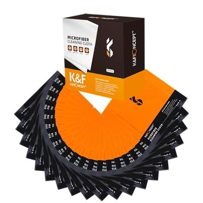 K&F Concept 20 microvezel lensdoekjes 15x15 cm wit - herbruikbaar en stofvrij