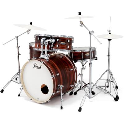 Pearl DMP925S/C828 Lim. Edition Decade Maple Matte Dark Walnut 5-delig drumstel