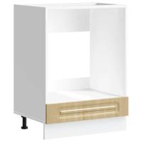 Ovenkast Kalmar bewerkt hout sonoma eikenkleurig - thumbnail