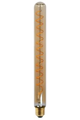 Lucide T32 - Filament lamp - Ø 3,2 cm - LED Dimb. - E27 - 1x4,9W 2200K - Amber