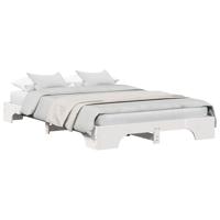 Bedframe Wit 140 x 190 cm Massief grenenhout - thumbnail
