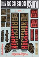 ROCKSHOX decor set decal set gold/orange - thumbnail