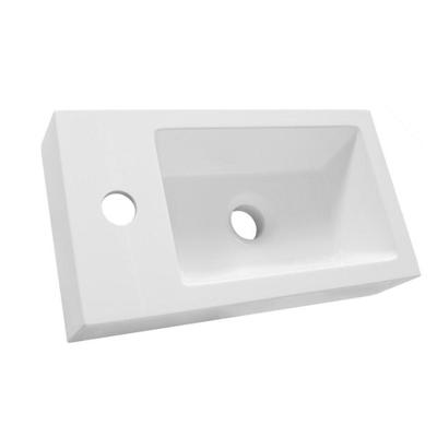 BRAUER Solar Thick opbouw fontein 40 met 1 kraangat en links/rechts te plaatsen mineraalmarmer zijdeglans wit FO-SOT401ZW BRAUER Solar Thick opbouw fontein 40 met 1 kraangat en links/rechts te plaatsen mineraalmarmer zijdeglans wit FO-SOT401ZW