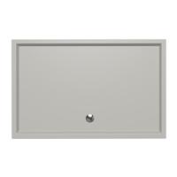 Xenz Mariana douchebak - 140x90x7 - Acryl - cement 6865-06 - thumbnail
