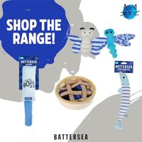 Battersea vlinder en libelle duo blauw - thumbnail