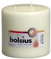Bolsius stompkaars mammoet 15x15 cm ivoor - thumbnail