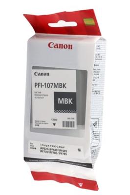 Canon inktcartridge PFI-107, 130 ml, OEM 6704B001, mat zwart