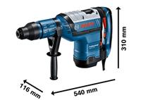 Bosch Blauw gbh 8-45 dv sds-max boorhamer 1500w - 12,5j - 0611265000 - thumbnail