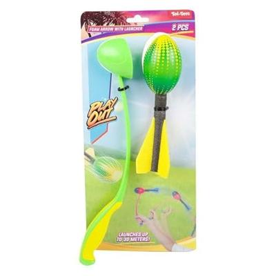 Toi-Toys Play out mini foampijl met werper vortex - thumbnail