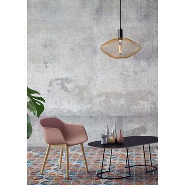 Lucide MESH - Hanglamp - Ø 45 cm - 1xE27 - Mat Goud / Messing