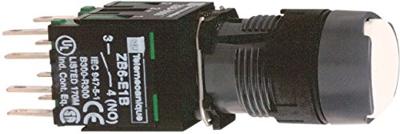 Schneider Electric XB6AA15B XB6AA15B Druktoets 250 V 3 A Moment (l x b x h) 57 x 18 x 18 mm IP65 1 stuk(s)