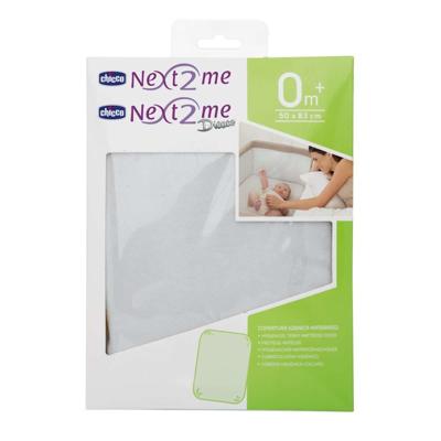 Matrasbeschermer voor evolutief CHICCO Next2Me-bedje wit Matrasbeschermer voor evolutief CHICCO Next2Me-bedje wit