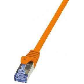 LogiLink CQ3058S RJ45 Netwerkkabel, patchkabel CAT 6A S/FTP 2.00 m Oranje Vlambestendig, Snagless 1 stuk(s) LogiLink CQ3058S RJ45 Netwerkkabel, patchkabel CAT 6A S/FTP 2.00 m Oranje Vlambestendig, Snagless 1 stuk(s)